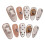 (2235) Rhinestone Cat Eye False Nails, Zero Pressure 7