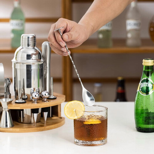 12PCS Complete Bartending Kit In Elegant Design For Craft Cocktails 2