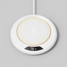 Mokverwarmer voor op het bureau met 3 temperatuurinstellingen, automatische uitschakeling, USB-voeding voor koffie, thee en andere dranken.