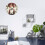 Silent Wall Clock with Retro Pattern – Battery-Powered, Compatible with Home/Office/Bedroom 3