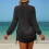 Women's tankini swimsuit open back two-piece 5