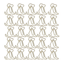 Shaped Paper Clips, Metal Material Golden Color Cute Paper Clips For Document Classification For Daily Use