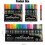 Konturpennor Metalliskt Glitter 12-pack 7