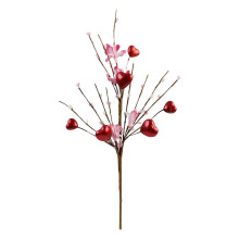 Artificial Red Berry Stems for Valentine's Day Decor