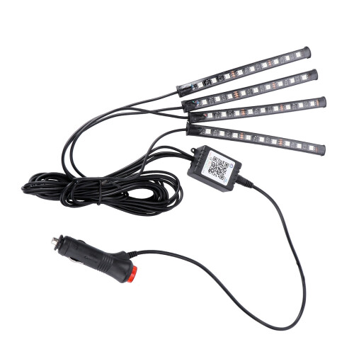 Under Car LED Light Strip Black Exterior Headlight