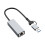 USB-C/USB-A til RJ45Ethernet-adapter 1/2,5 Gbps aluminium 8
