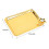 Serviertablett EU-Stil Gold S Florale Dekoration 2