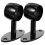 2Pcs Stair Railing Bracket Black Metal Handrail Holder Durable Rust Resistant for Indoor Use 4