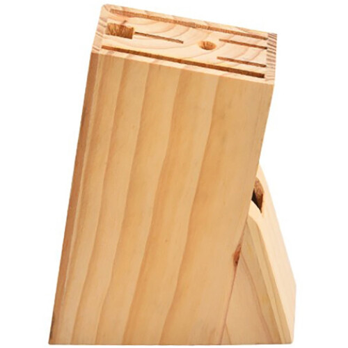 Küchenmesserhalter aus Holz, Messerblock, Scherenablage, Messerhalterbasis