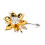 Serviertablett EU-Stil Gold S Florale Dekoration 7