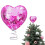 Mini Glitter Heart Tree Topper 1 pc 1