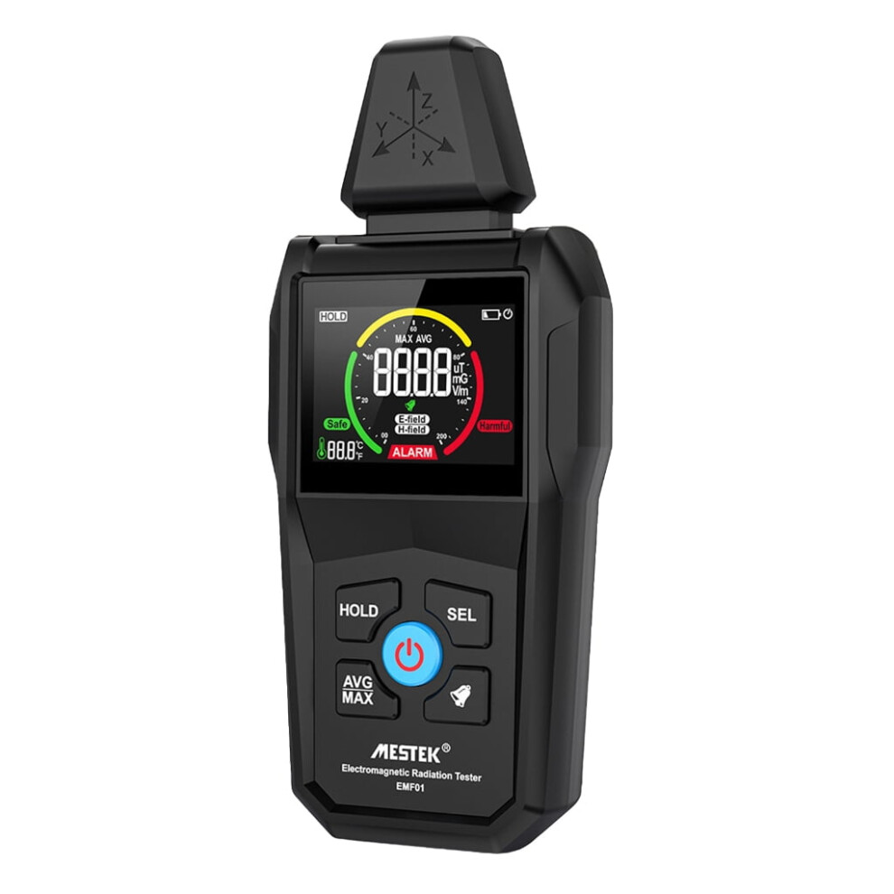 Lcddisplay Screen Electromagnetic Magnetic Field Radiation Detector Emissiondosimeter Tester For Home Inspection Office 9027700610767
