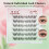 (No Glue 6 Rows) Soft Fiber False Eyelashes - Natural & Comic Style 3