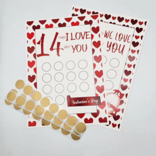 Love Note Scratch-Off Card Set 14 Cards 2