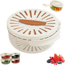 Panier d'égouttage et de conservation pour fruits et légumes