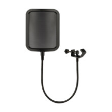 Microfoonwindscherm, gebogen U-vormig, universeel microfoonwindscherm voor studio, podcast en streaming.
