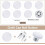 White Cotton Cap Top Buttons for Hat Repair 20pcs 1