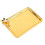 Serviertablett EU-Stil Gold S Florale Dekoration 16