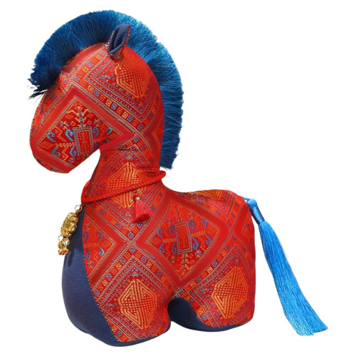 Stoffpferd-Plüschtier, 15 cm, weiches Stofftier