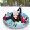 Inflatable Snow Sled Circle with Handles, Thickened Ski 6