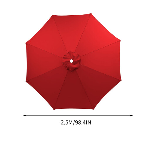 Toile de rechange pour parasol banane extérieur 2