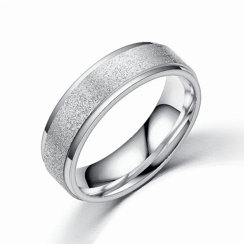 Mattierter Partnerring, verstellbare Größe