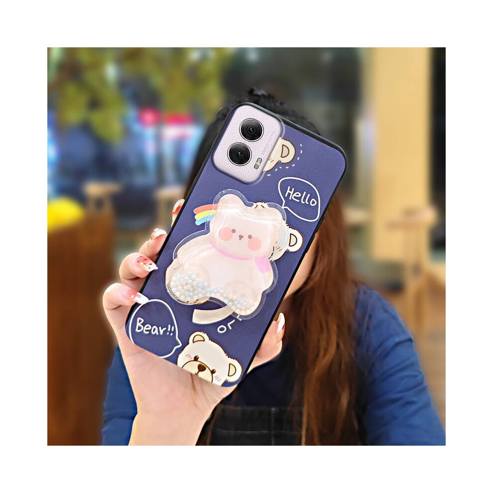 Moto G Power 5G 2024 Phone Case Â Quicksand Tpu Anti-Knock, Dirt-Resistant, Glitter Cartoon Design, Soft Skin-Feel Case 9027700142459