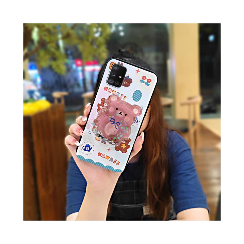 Phone Case For Compatible With Samsung Galaxy A71 5G Â Dirt-Resistant, Waterproof, Anti-Knock, Rotatable Kickstand, Lens Protection, Silicone-Tpu 9027700142480