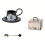 Blooming Garden Ceramic Mug Set with Saucer and Spoon 1