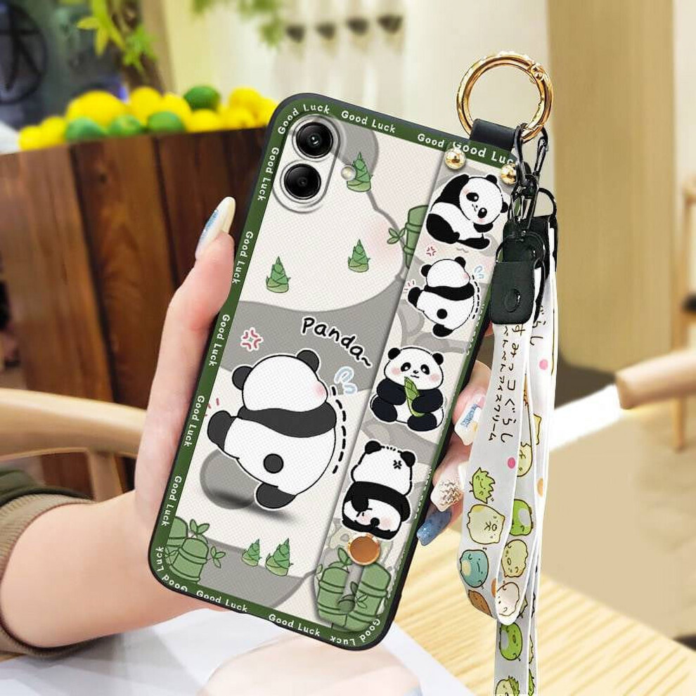 Phone Case For Samsung Galaxy A05/Sm-A055f Â Kickstand, Cute Ring, Wristband, Shockproof, Dirt-Resistant, Soft, Waterproof, Cartoon 9027700142350