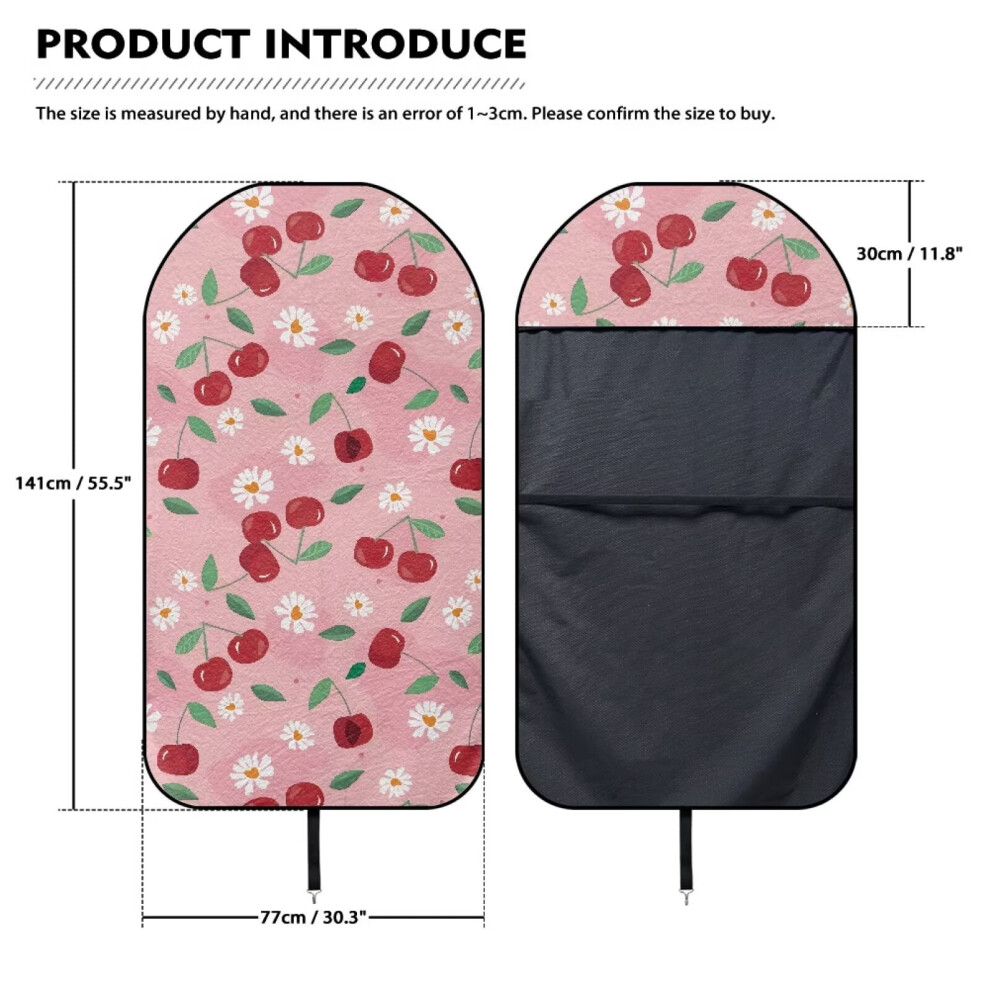Strawberry Car Seat Covers Front Seats Waterproof 2 Pcs 9180435728036