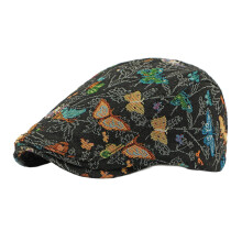 Women's Ethnic Jacquard Beret Hat Autumn Winter 2024