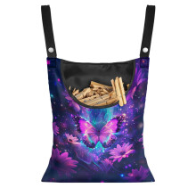 Sac de rangement papillon galaxie avec cintre et pince Ă linge