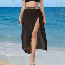 Women's Boho Lace Mesh Beach Cover-up Skirt