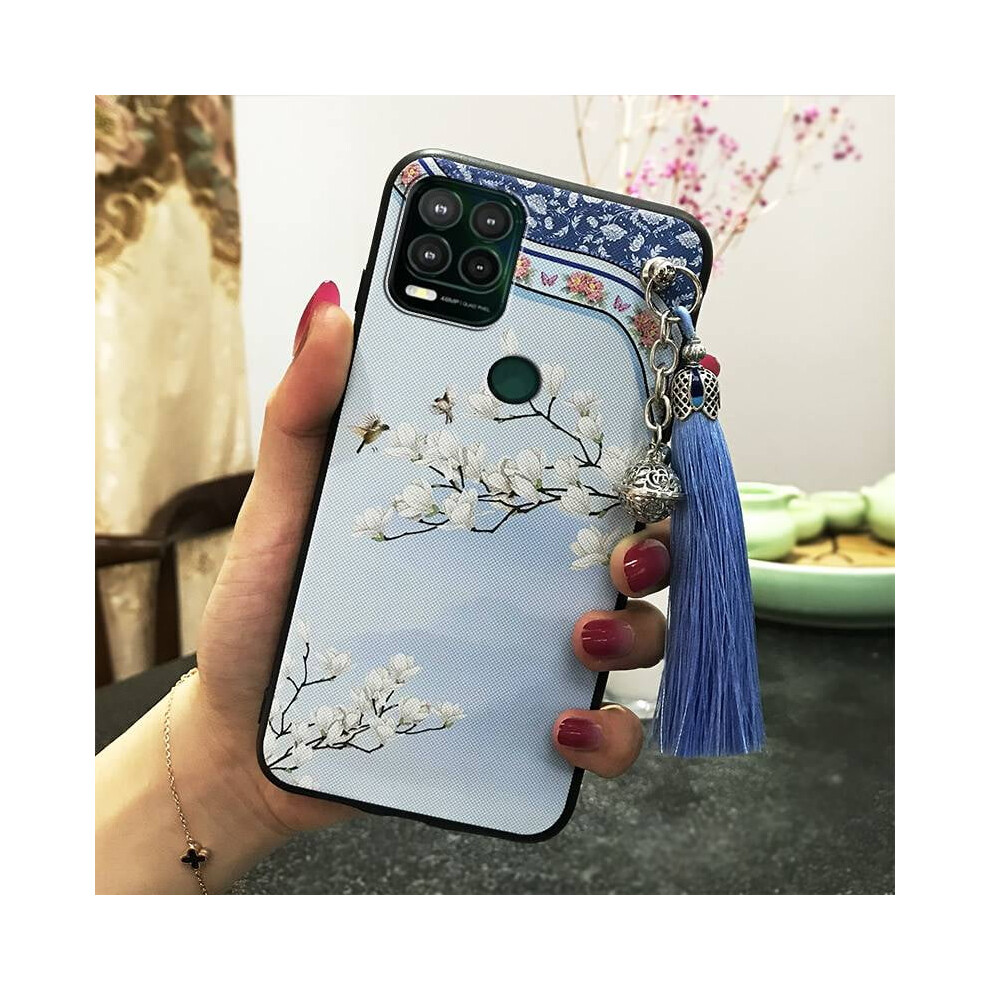 Moto G Stylus 5G Phone Case – Shockproof, Dust-Resistant, Waterproof Tpu Cover With Bell Tassel, Chinese Style 9027700143296