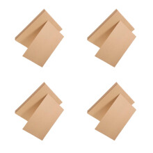 HOMEMAXS 200pcs Kraft Paper Sheets, Thick Cardstock for DIY, Painting, Drawing, Scrapbooking – Compatible with All Craft Projects