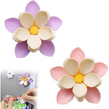 Flower Chip Clips Magnetic 2 Pack