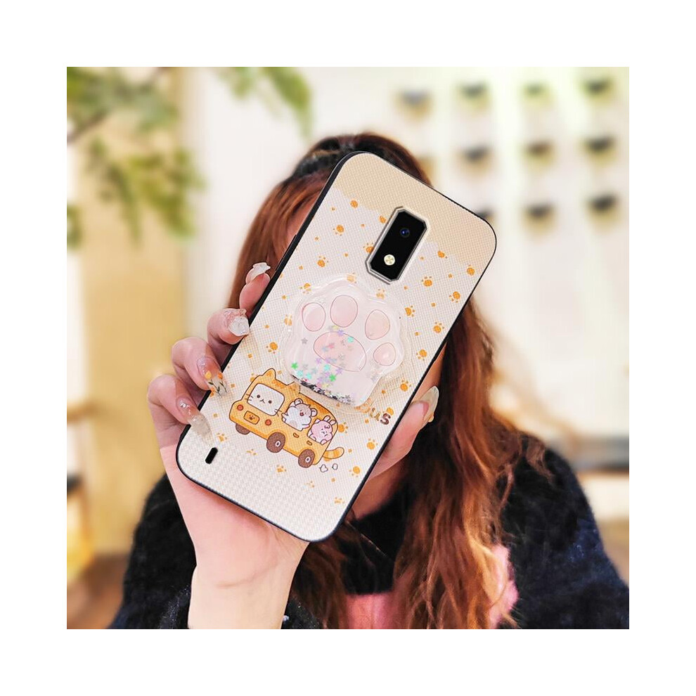 Blu View4 Phone Case Â Quicksand Glitter Tpu, Waterproof Lens Protection, Anti-Knock, Kickstand, Compatible With Blu View4 9027700145252