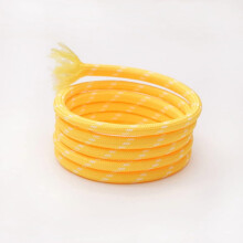 5-Pack Colored Polyester Craft Rope, 5.47yd0.19in Durable Flexible Braided Rope for DIY Weaving, Pendant, Keychain & Handmade Craft Projects