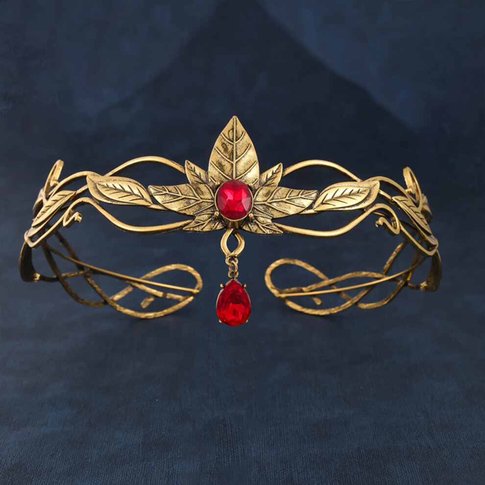 Dachuang Beauty (Red) Baroque Metal Hair Hoop For Thick Hair Styling