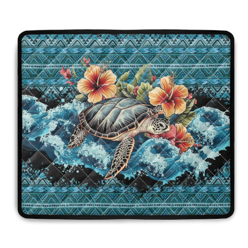 Κάλυμμα σκόνης πλυντηρίου-στεγνωτηρίου Turtle Hibiscus 24x19,7 ίντσες