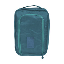Waterproof Nylon Shoe Organizer Bag with Zipper & Handle, Compatible with Travel – Blue