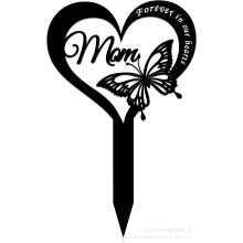 Deceased Stake Adornment Outdoor Cemetery Stake Memory Yard Stake Decoration