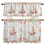 Easter Rabbit Kitchen Curtains and Valances Set Grey Plaid 1