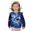 Blaues Lightning Shark Sweatshirt für Mädchen, Größe 5-6 1