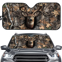 Foldable Windshield Sun Shade Cover Compatible with Sedans, Trucks, SUVs – UV Protection Interior Accessory