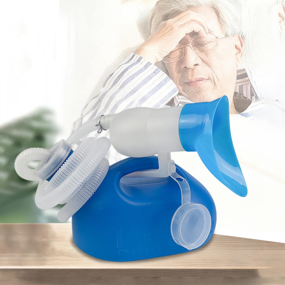 2L Leak-Proof Urinal with Hose for Bedridden Patients â Compatible with Home & Hospital Use