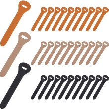 30pcs Genuine Cowhide Leather Zipper Pullers (3 Colors) – Compatible with DIY Leather Craft, Boots, Jackets, Bags, Luggage & Purses