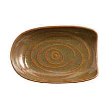 (Bronze Brown) Ceramic Spoon Rest for Kitchen Utensils