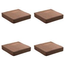 Štvorcový vankúš na stoličku z peny, 15,74 x 15,74 palca